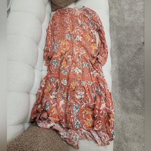 Jaase Floral Print High Low Dress